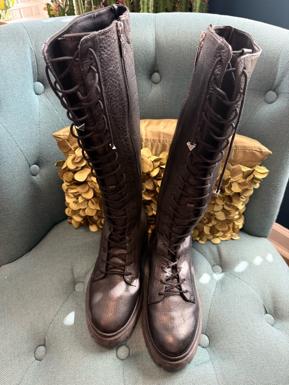 SCHUTZ Tiana Casual Big Floater Combat Boot - Picture 2 of 10